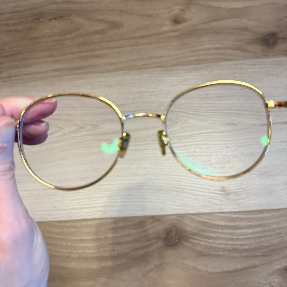 Hard Candy Ladies Eyeglasses Rx Purple Gold Frames with‎ Case